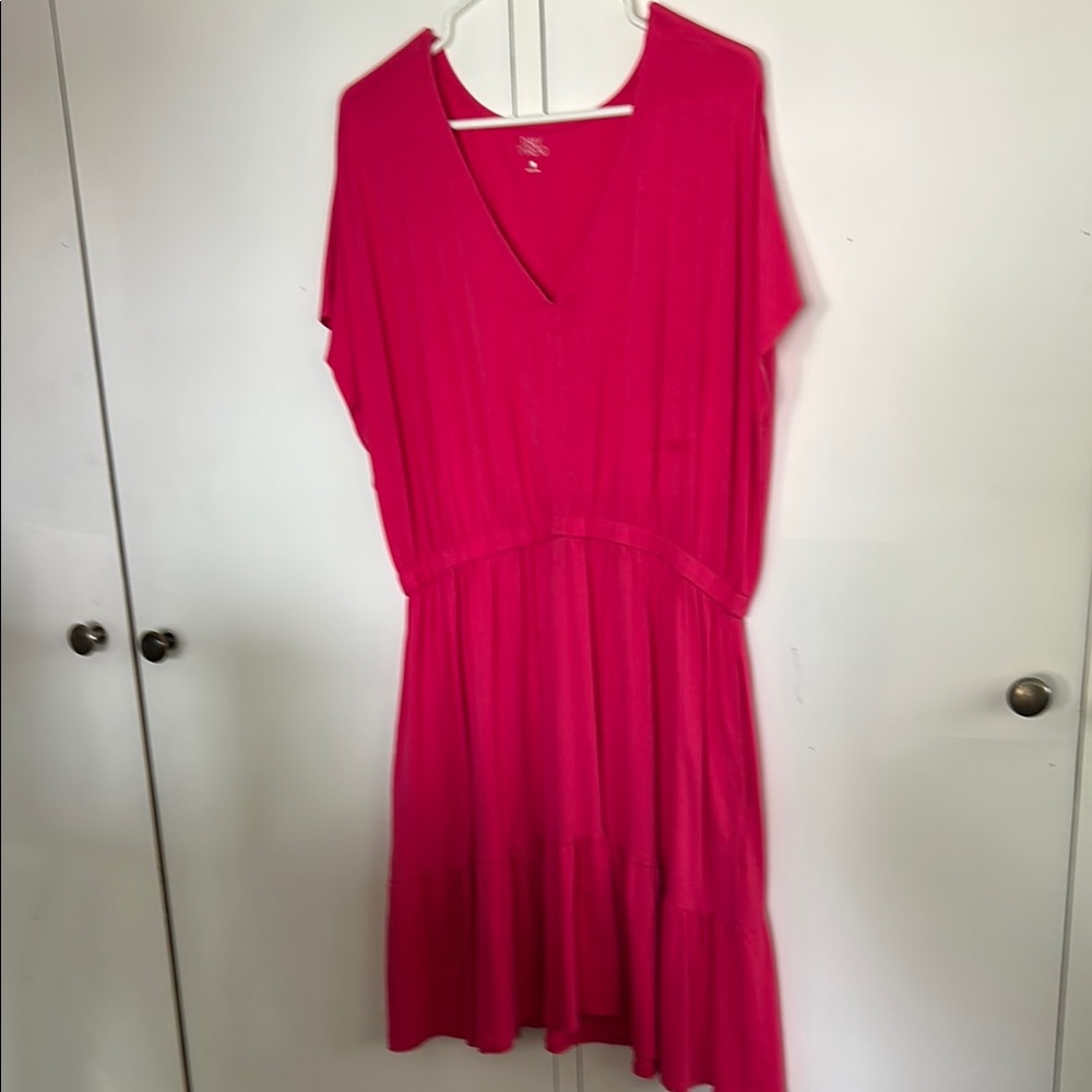 Elegant Pink Women's Dress